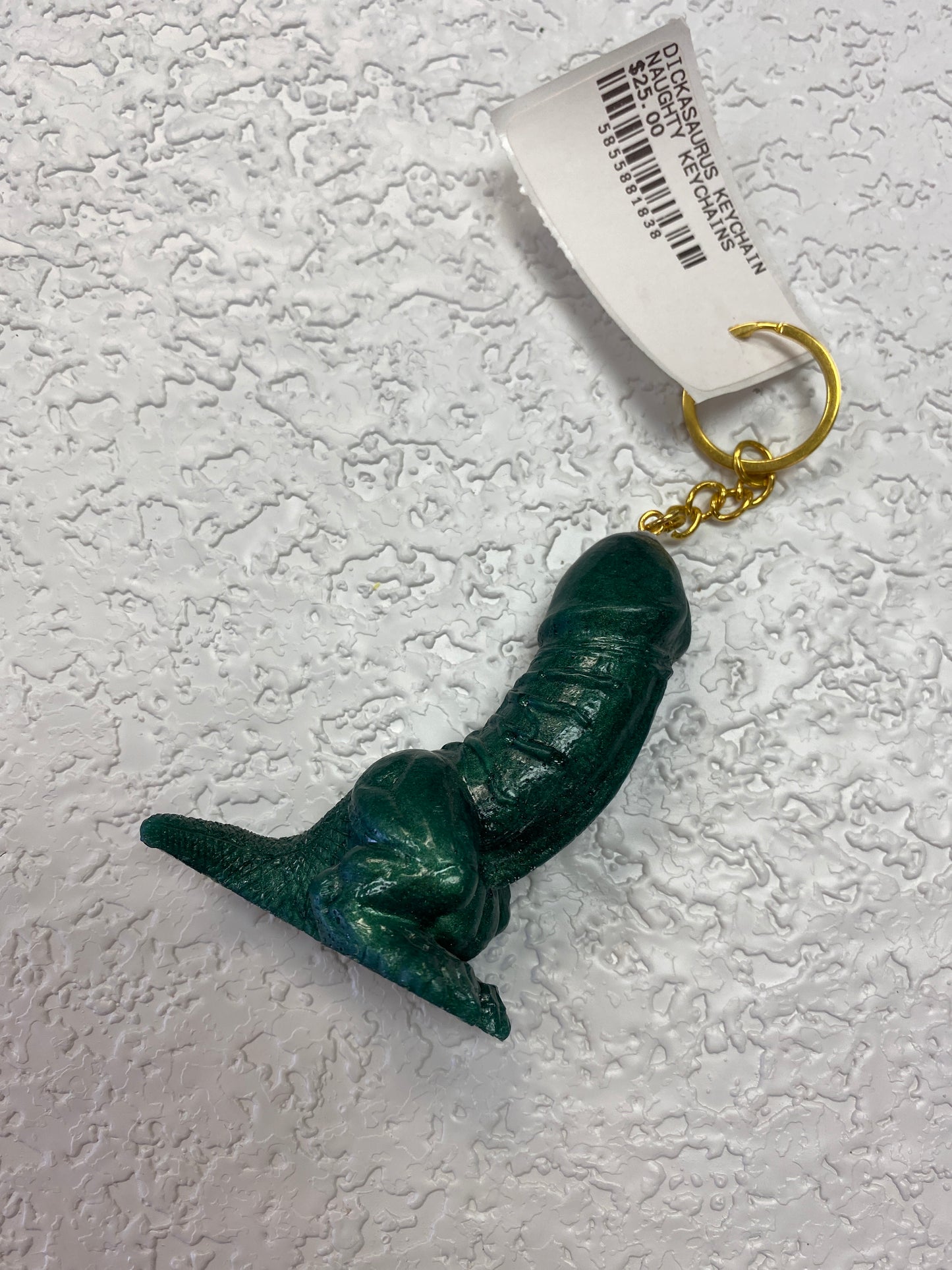 DICKASAURUS KEYCHAIN