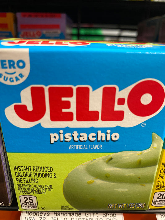 USA ZS JELLO PISTACHIO PUDDING MIX
