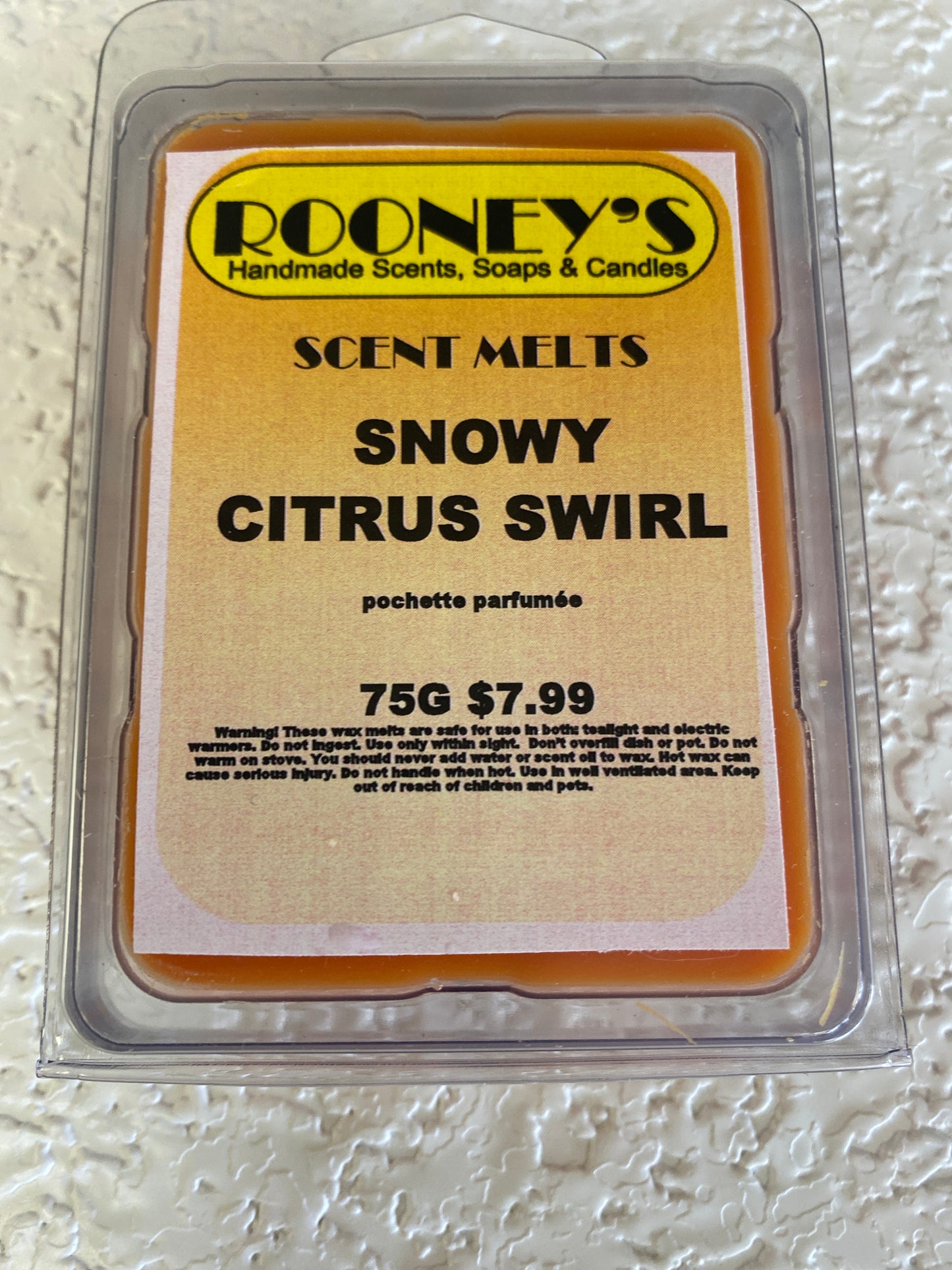 SNOWY CITRUS SWIRL SCENT MELTS