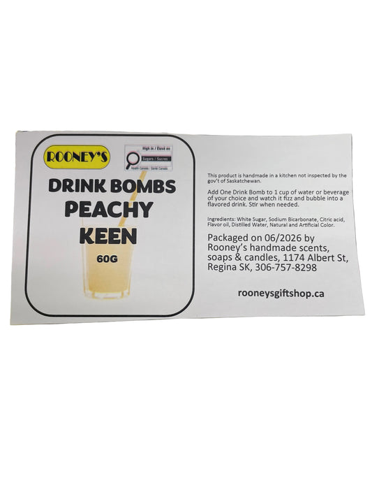DRINK BOMBS PEACHY KEEN 2 PACK