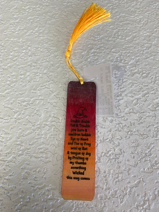 BOOK MARK DOUBLE DOUBLE TOIL & TROUBLE