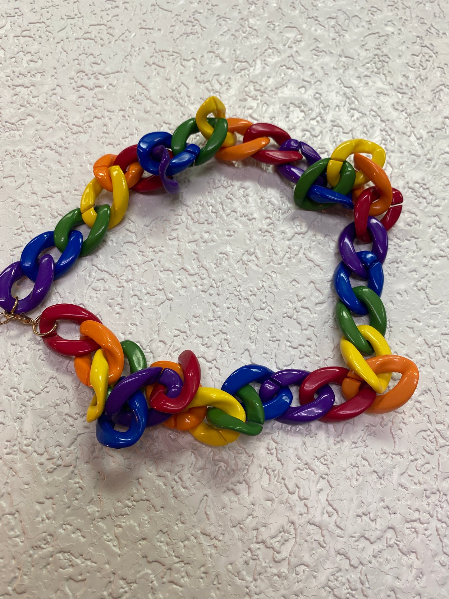 RESIN RAINBOW CHAIN