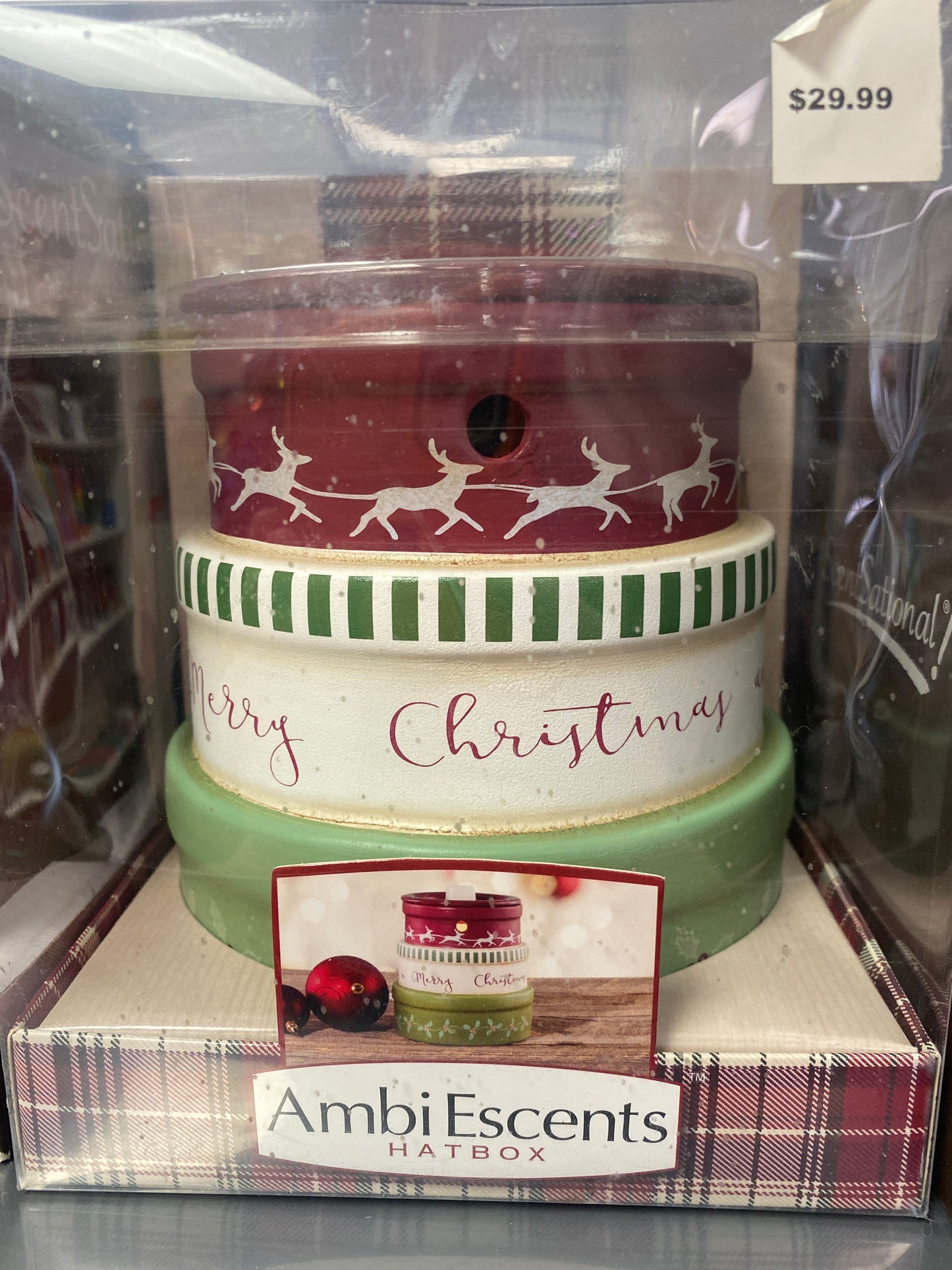 Hat box scent warmer