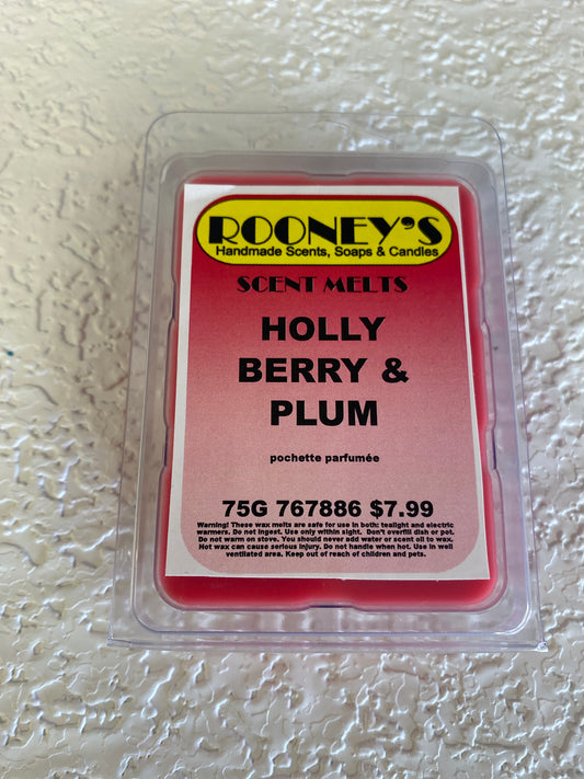 HOLLY BERRY & PLUM SCENT MELT