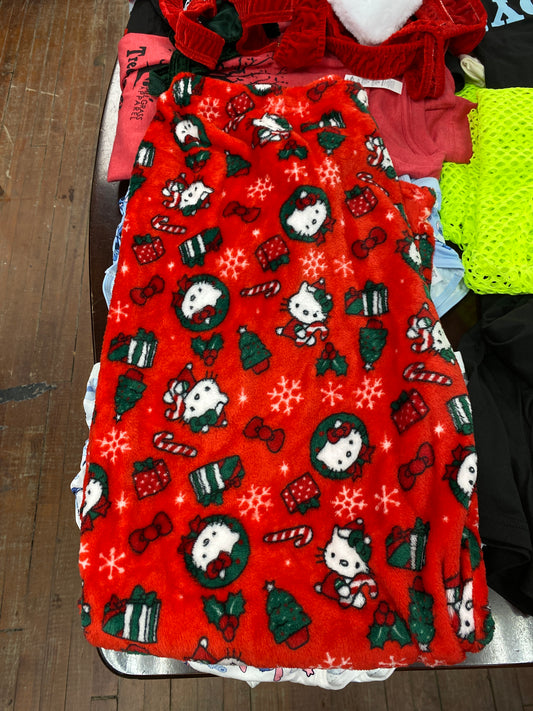 HELLO KITTY FLEECE CHRISTMAS PANTS XXL