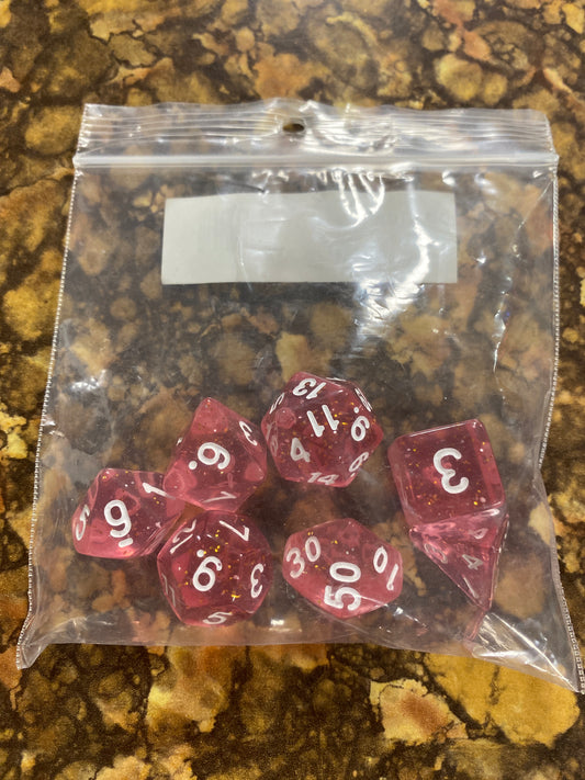 PINK SPARKLE DD DICE