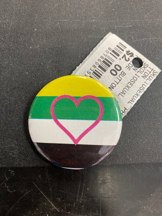 SKOLIOSEXUAL PRIDE FLAG BUTTON