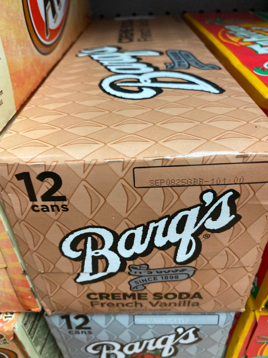 BARQS CREAM SODA FRENCH VANILLA CASE