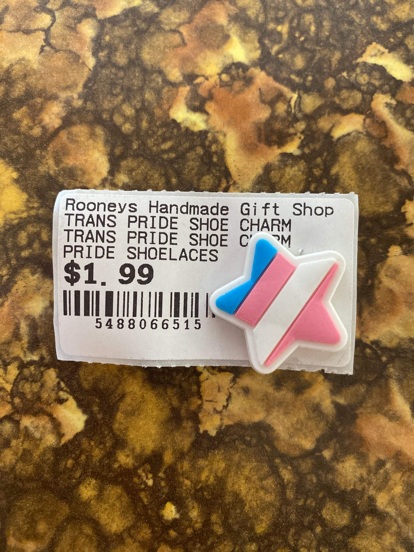 TRANS PRIDE SHOE CHARM