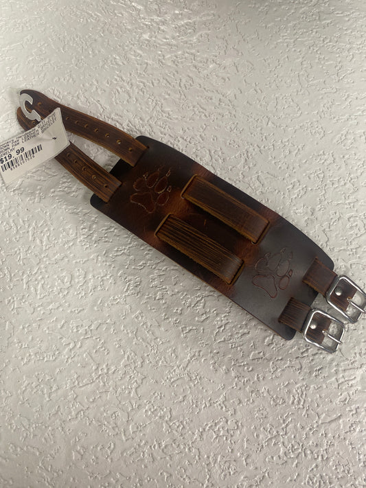 BROWN PAW LEATHER BRACELET