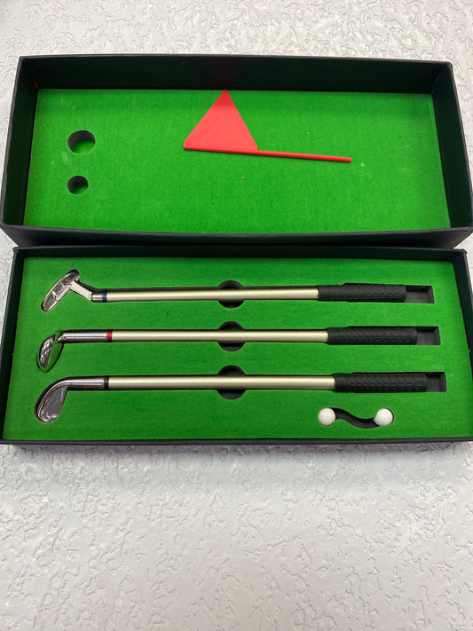 MINI GOLF BALLPOINT PEN SET