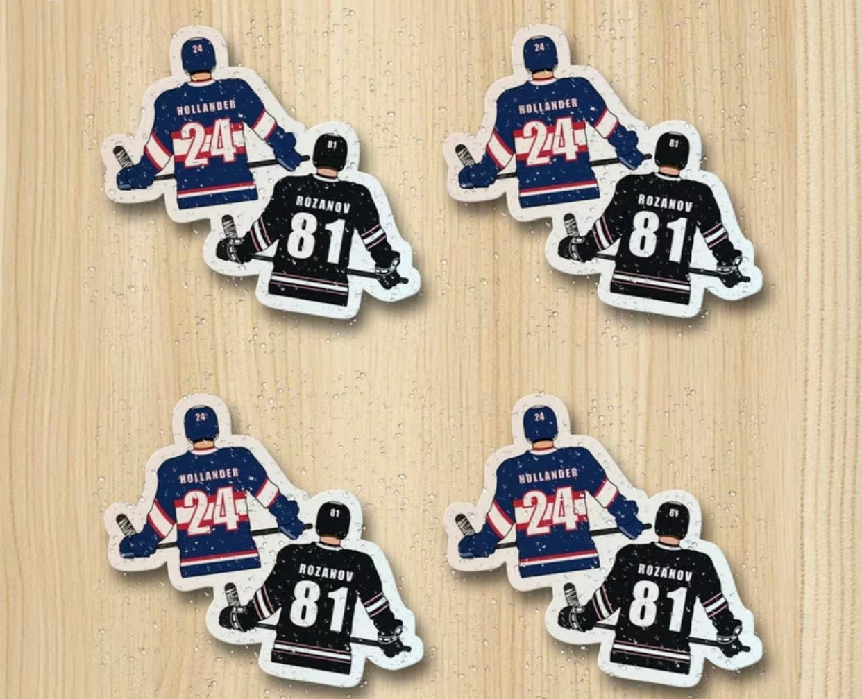 HEATED RIVALRY JERSEYS VINYL STICKER
