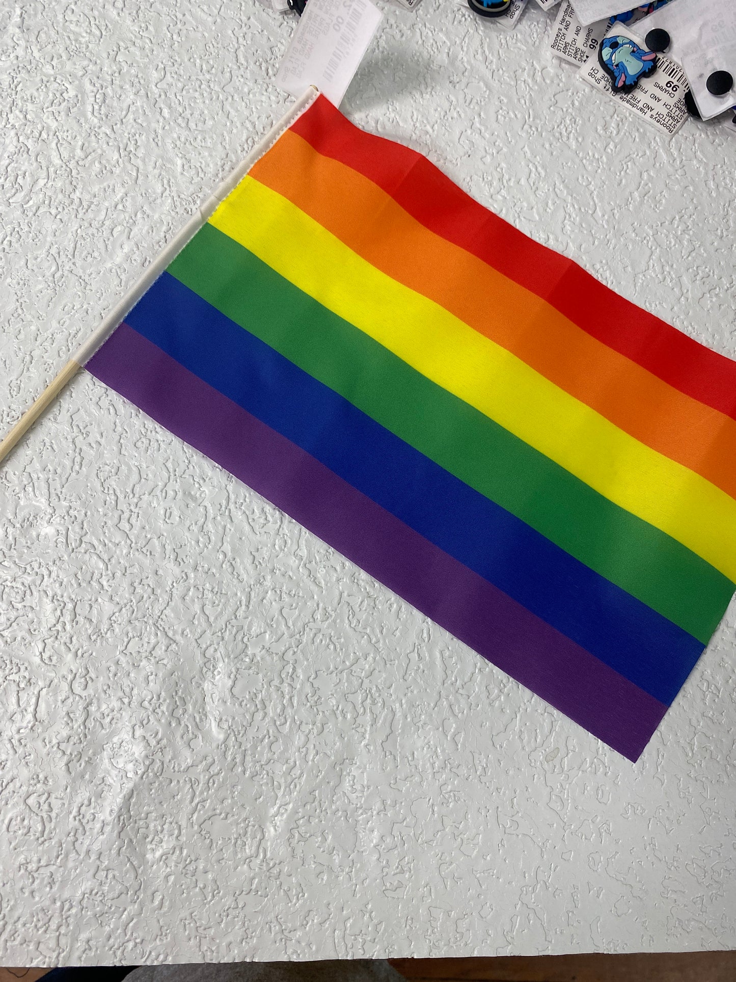 RAINBOW PRIDE HAND FLAG MEDIUM