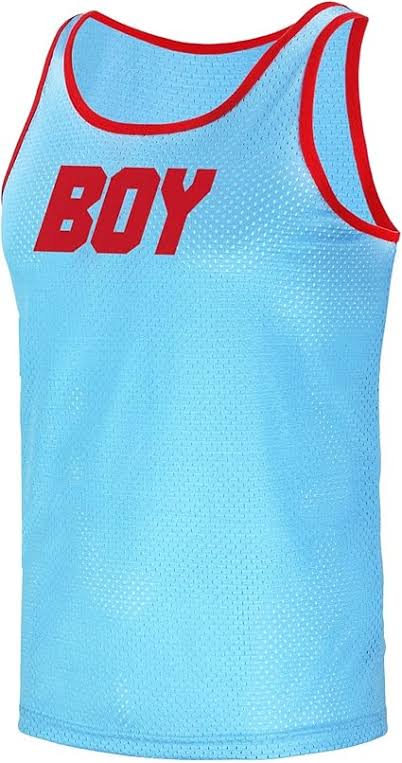 GRUFF PUP BOY AIR TANK RED BLUE