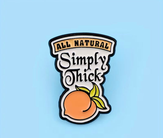 CUTE PEACH ENAMEL PIN