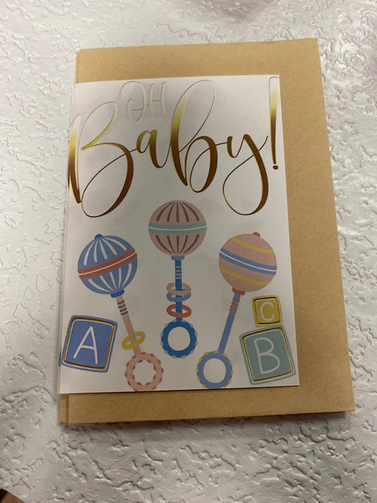 BABY SHOWER GREETING CARD