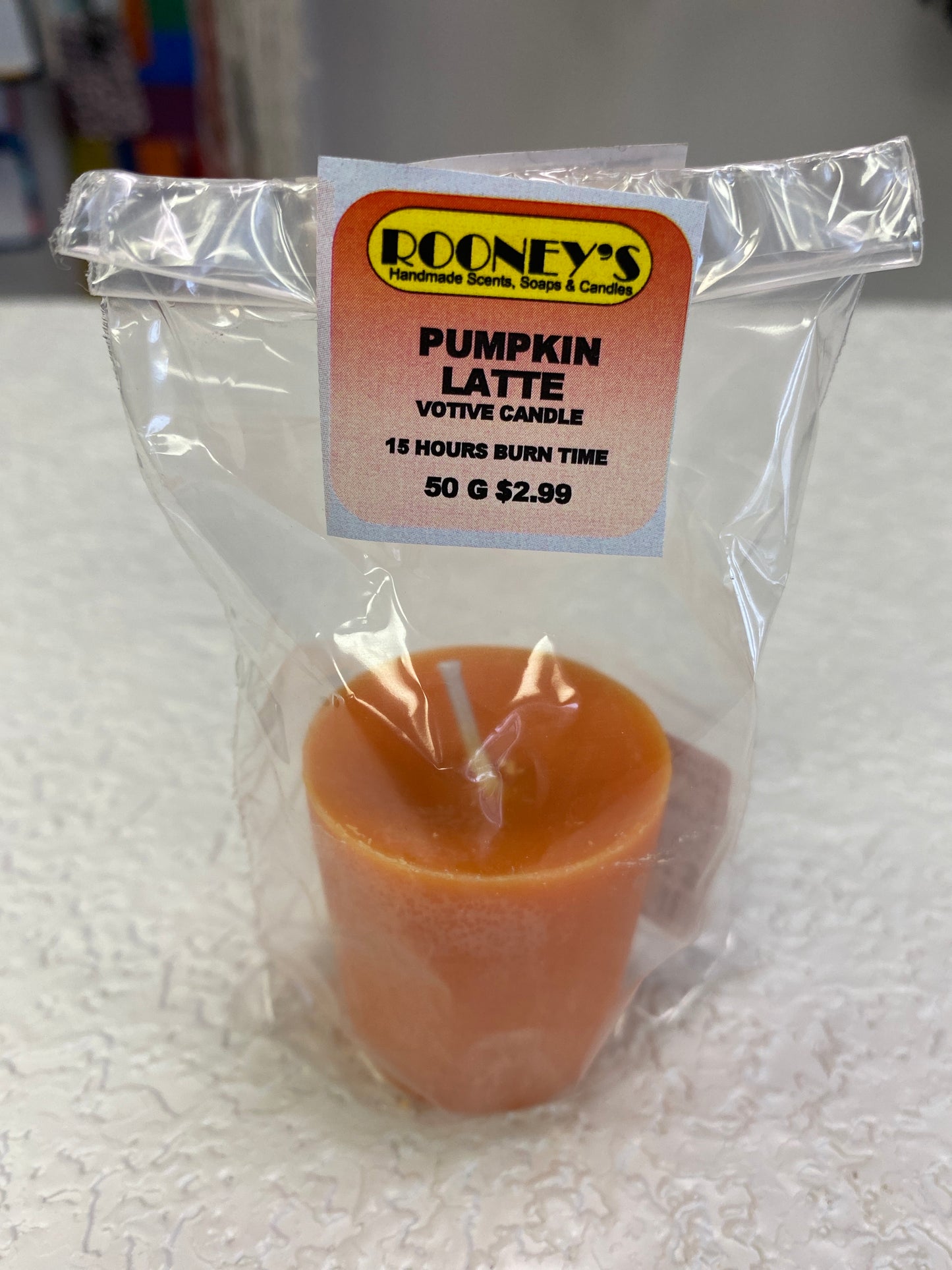 PUMPKIN LATTE VOTIVE CANDLE