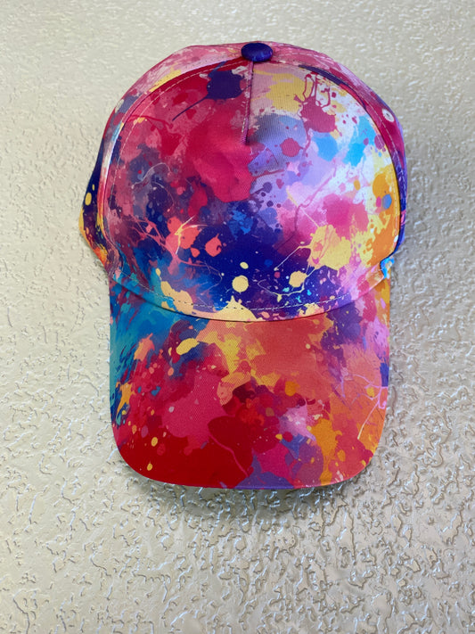 PAINT SPLAT BASEBALL HAT