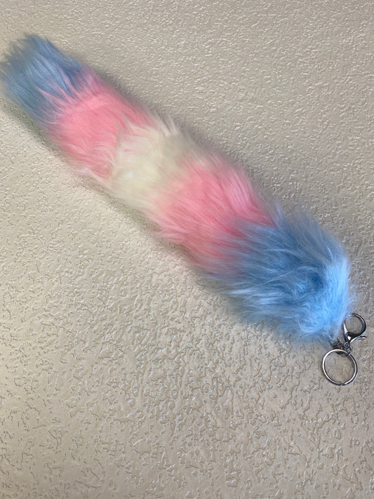 TRANS PRIDE FOX TAIL