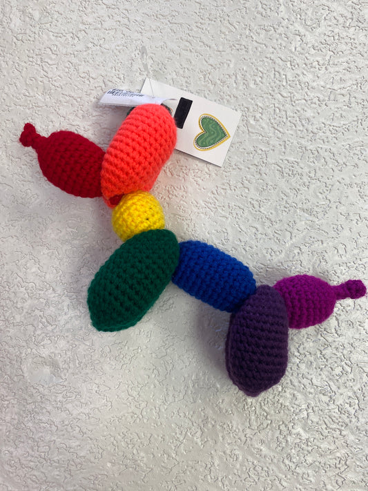 CROCHETED BLOON DOG
