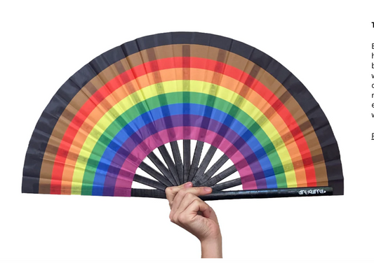 LGBT RAINBOW FAN