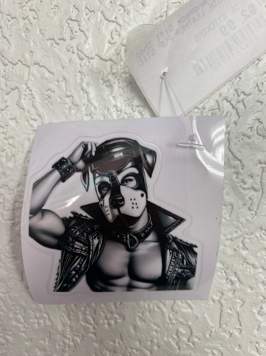 NYC PRIDE LEATHER PUP STICKER