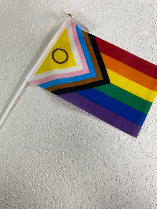 NEW PROGRESS PRIDE HAND FLAG