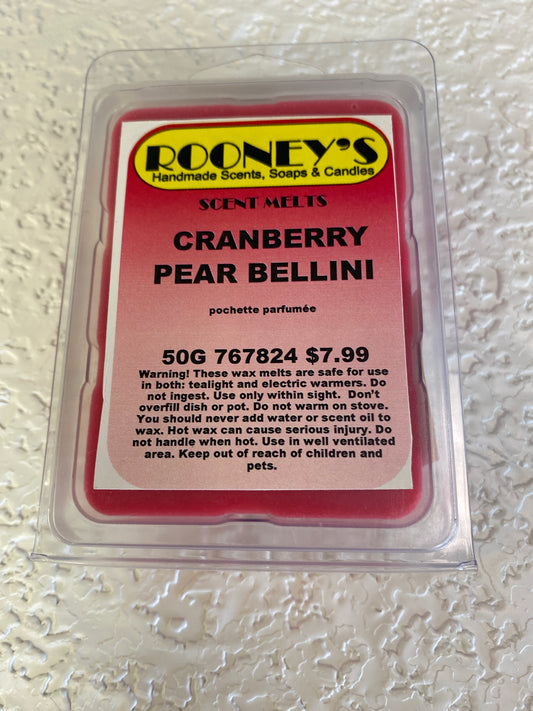 CRANBERRY PEAR BELLINI SCENT MELT