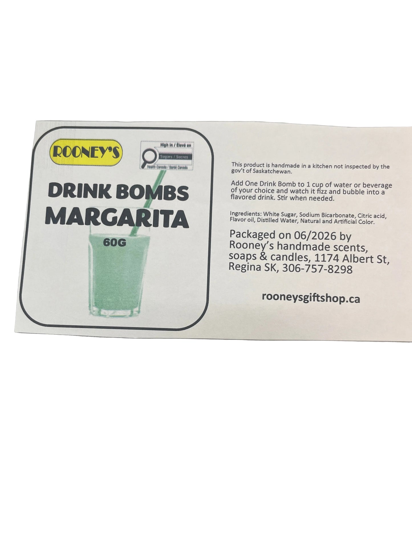 DRINK BOMBS MARGARITA 2 PACK