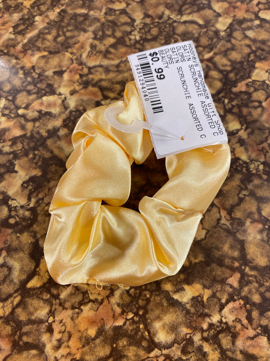 SATIN SCRUNCHIE CREAM