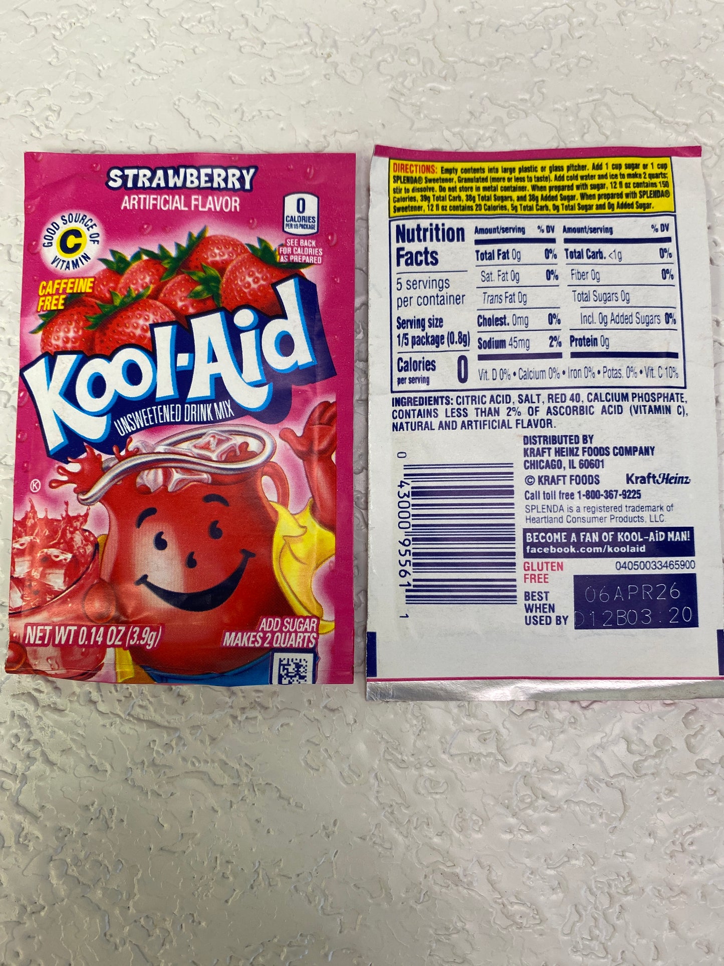 KOOL AID STRAWBERRY PACKET