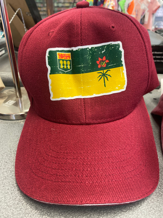 SASK FLAG WINE RED HAT