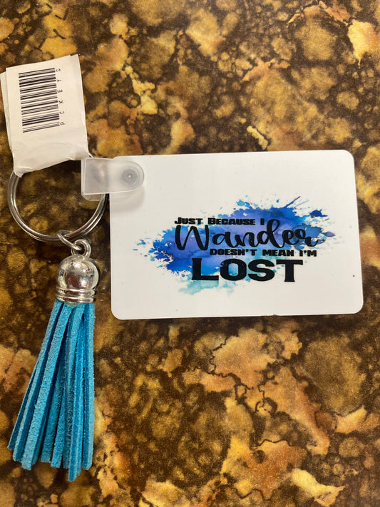 JUST BECAUSE KEYCHAIN
