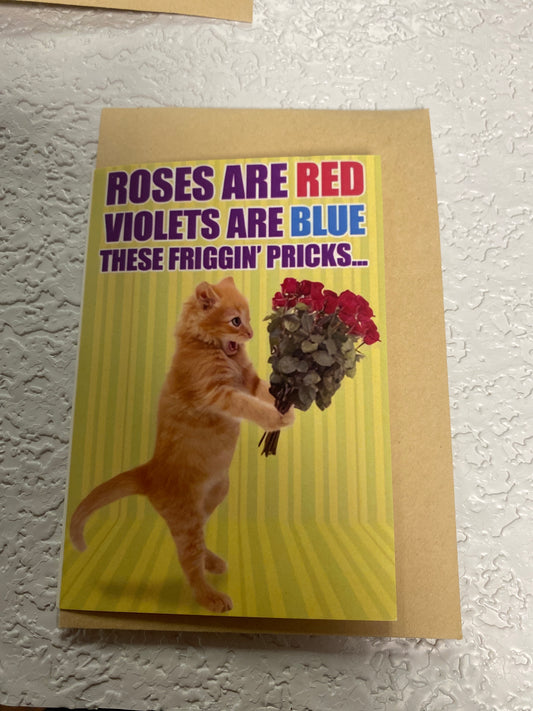 CAT HUMOR GREETING CARD