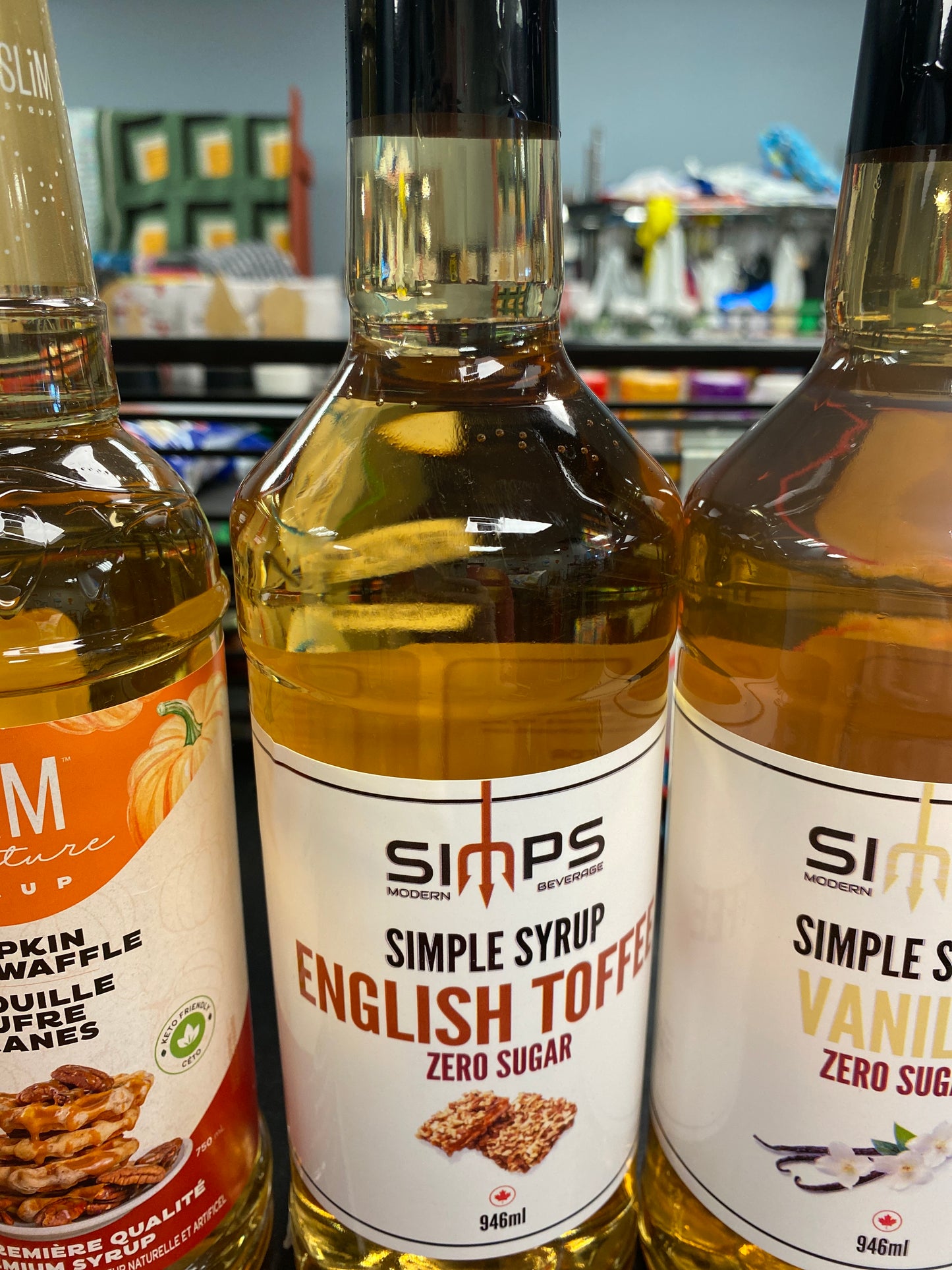 SIMPS ZERO ENGLISH TOFFEE SYRUP