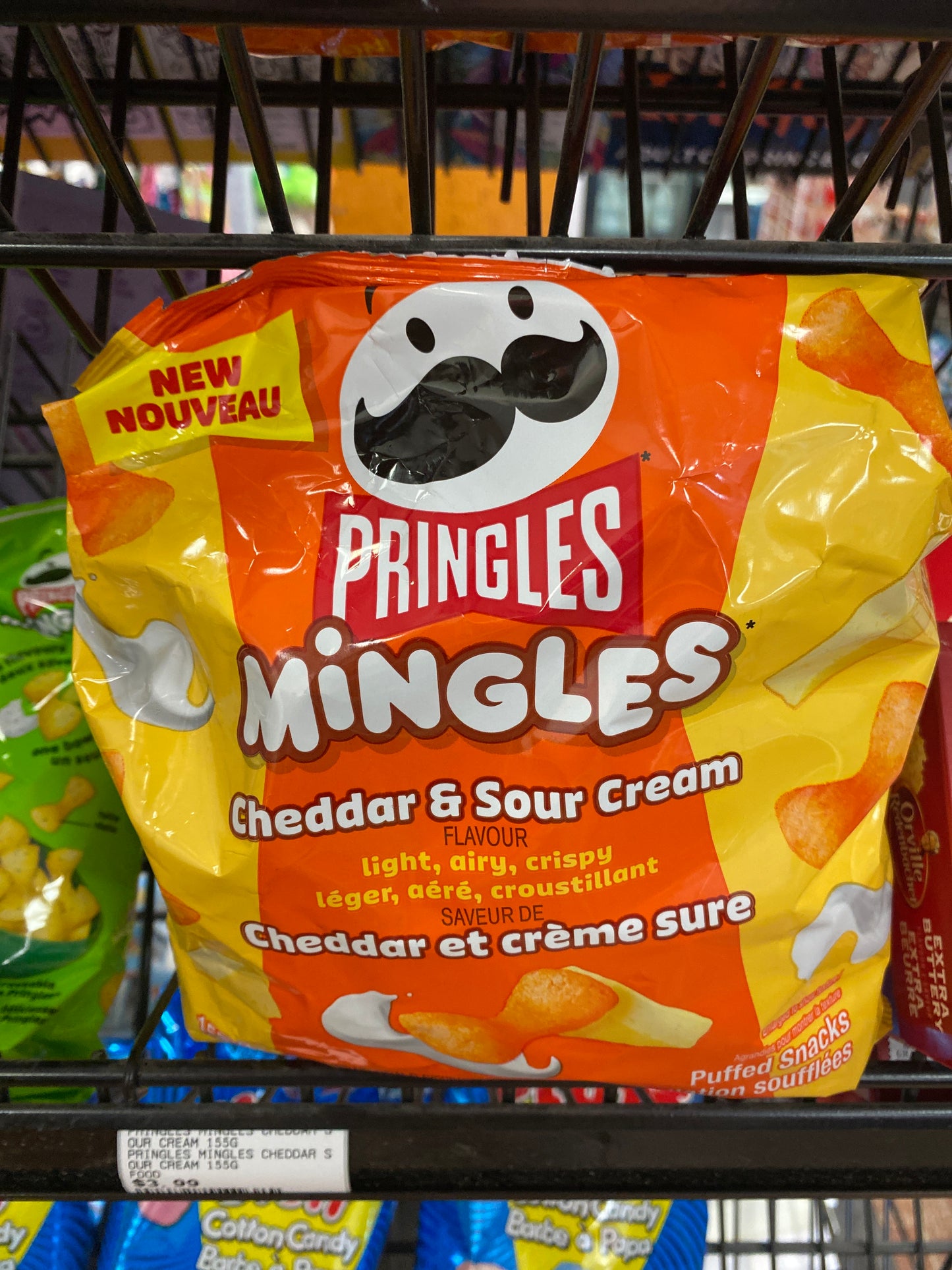 PRINGLES MINGLES CHEDDAR SOUR CREAM 155G