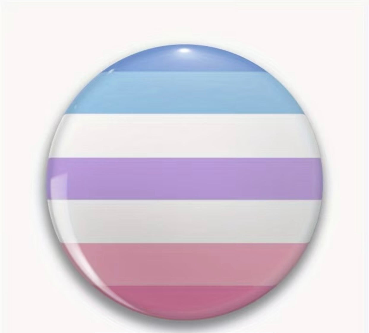 BIGENDER PRIDE FLAG BUTTON