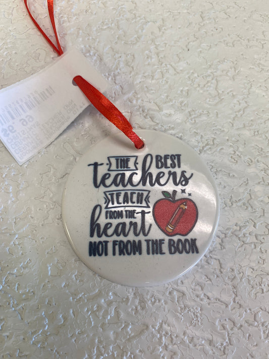 CERAMIC TEACHER ORN