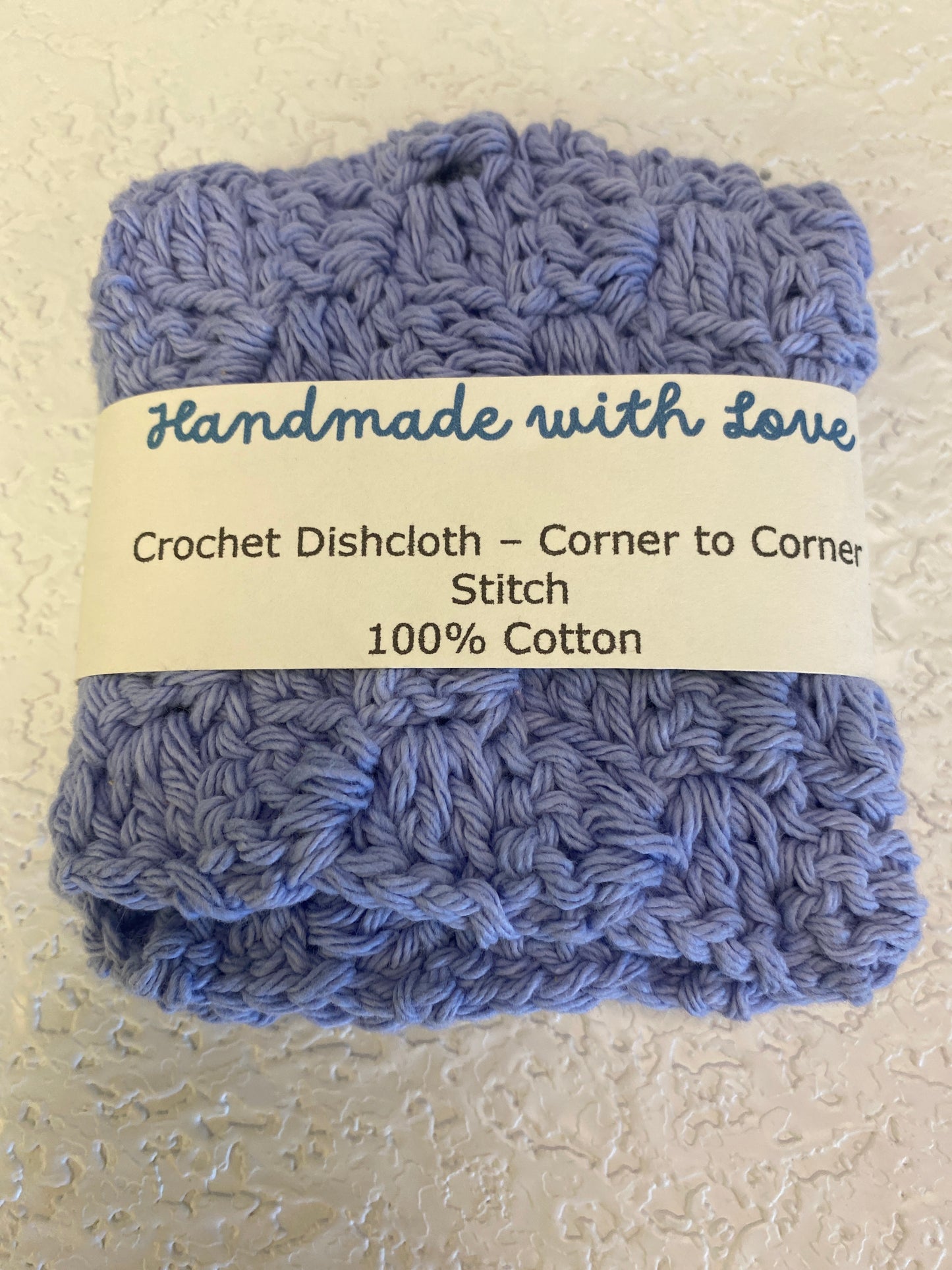 DISHCLOTH C2C BLUSH PURPLE