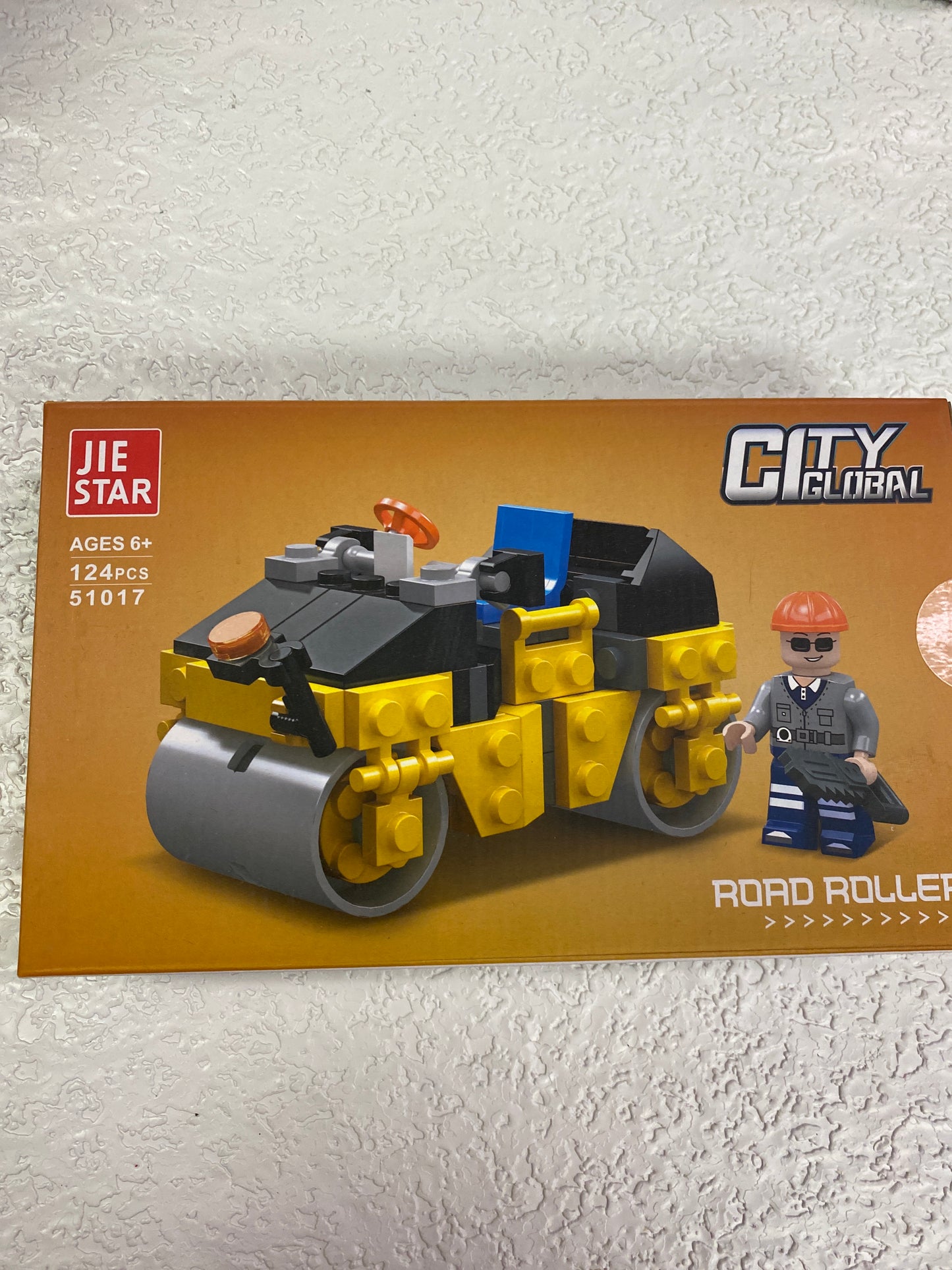 CITY BUILDING BLOCKS ROAD ROLLER