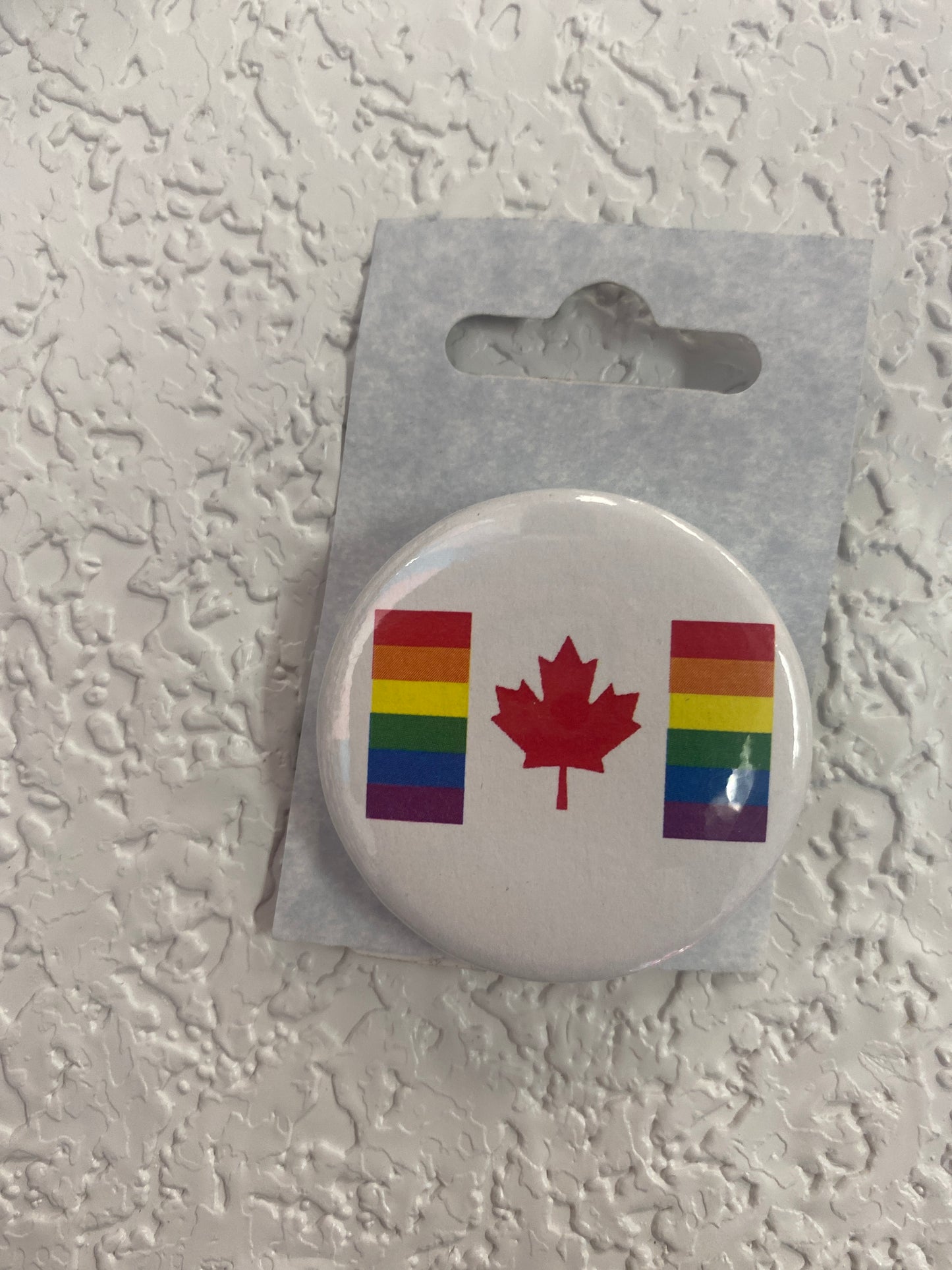 PRIDE CANADA FLAG BUTTON