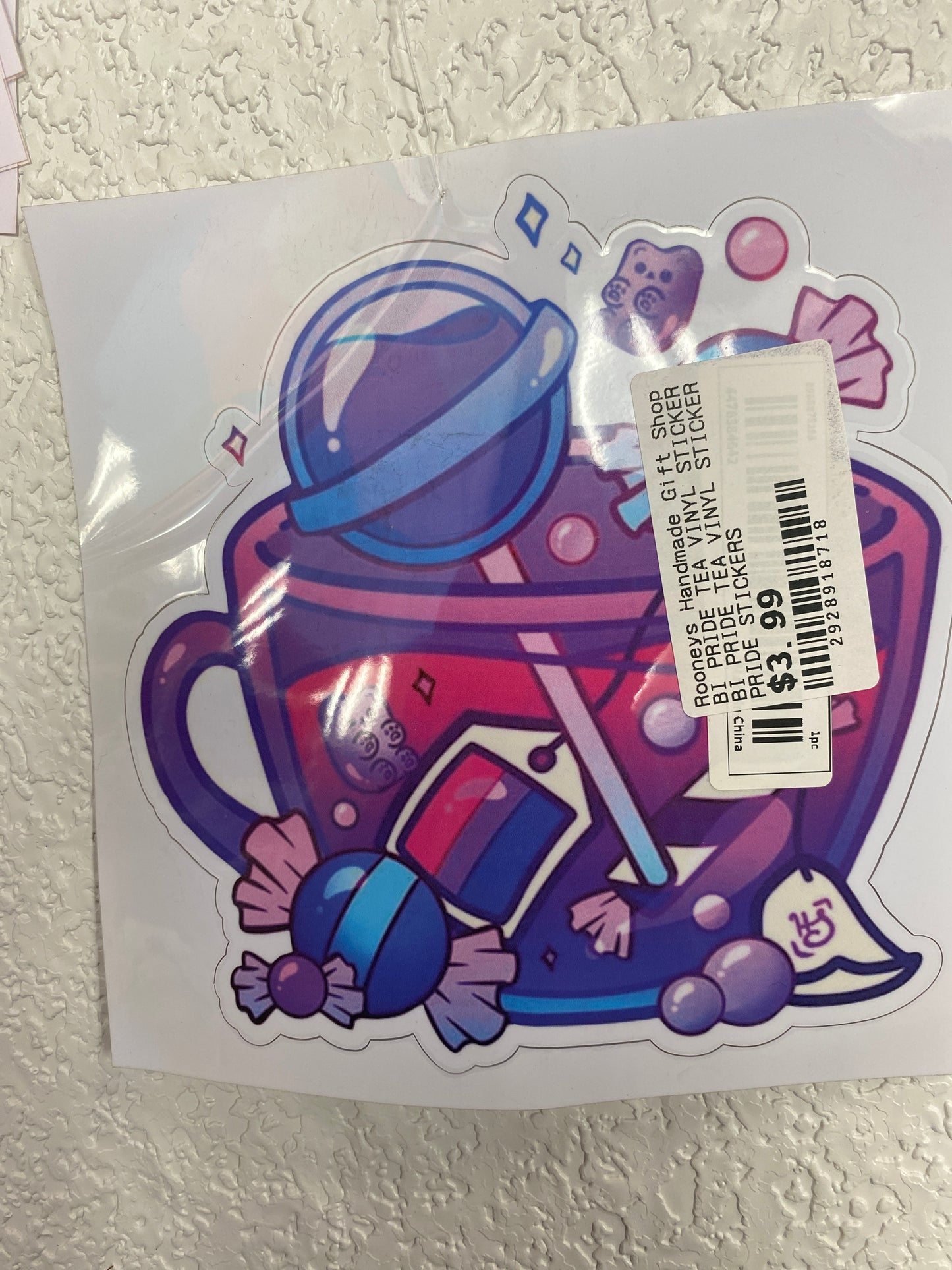 BI PRIDE TEA VINYL STICKER