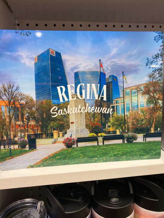 Tin poster Saskatchewan Regina city