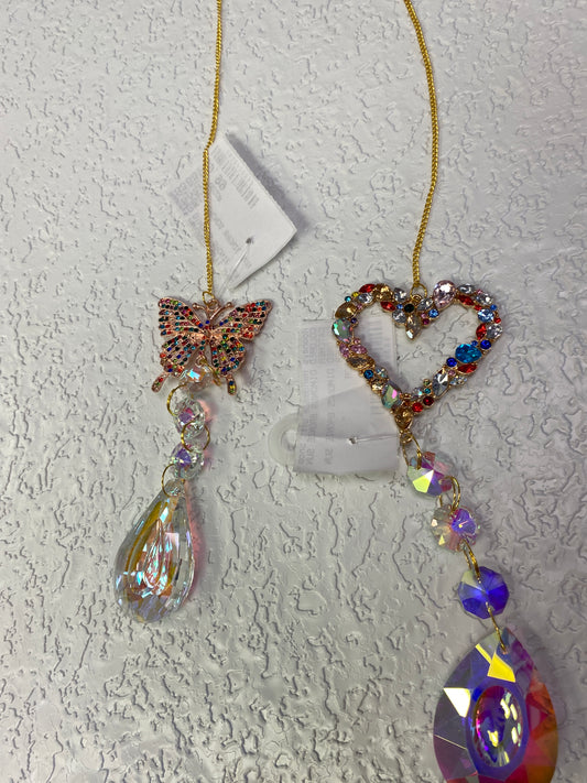 COLORED DIMONDS BRONZE SUN CATCHER