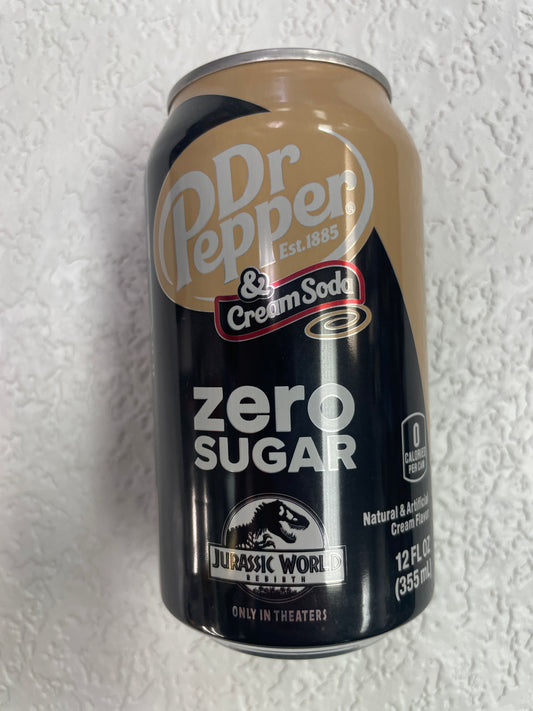 DR PEPPER CREAM SODA ZERO SINGLE CAN