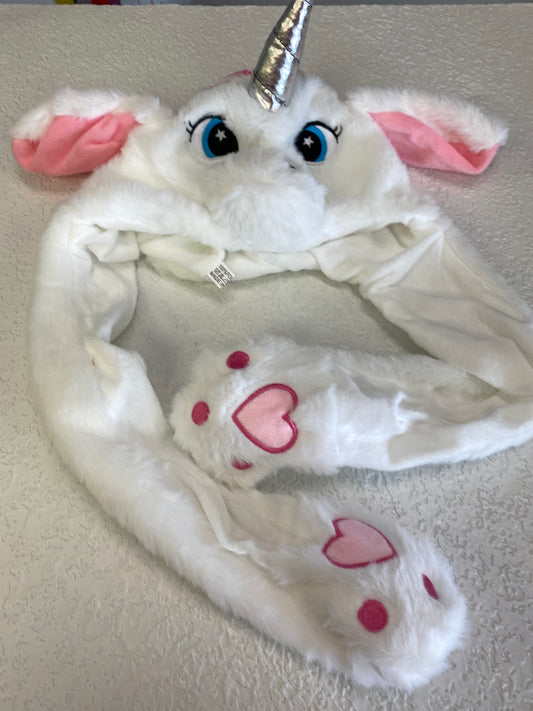 WHITE UNICORN PUMP HAT