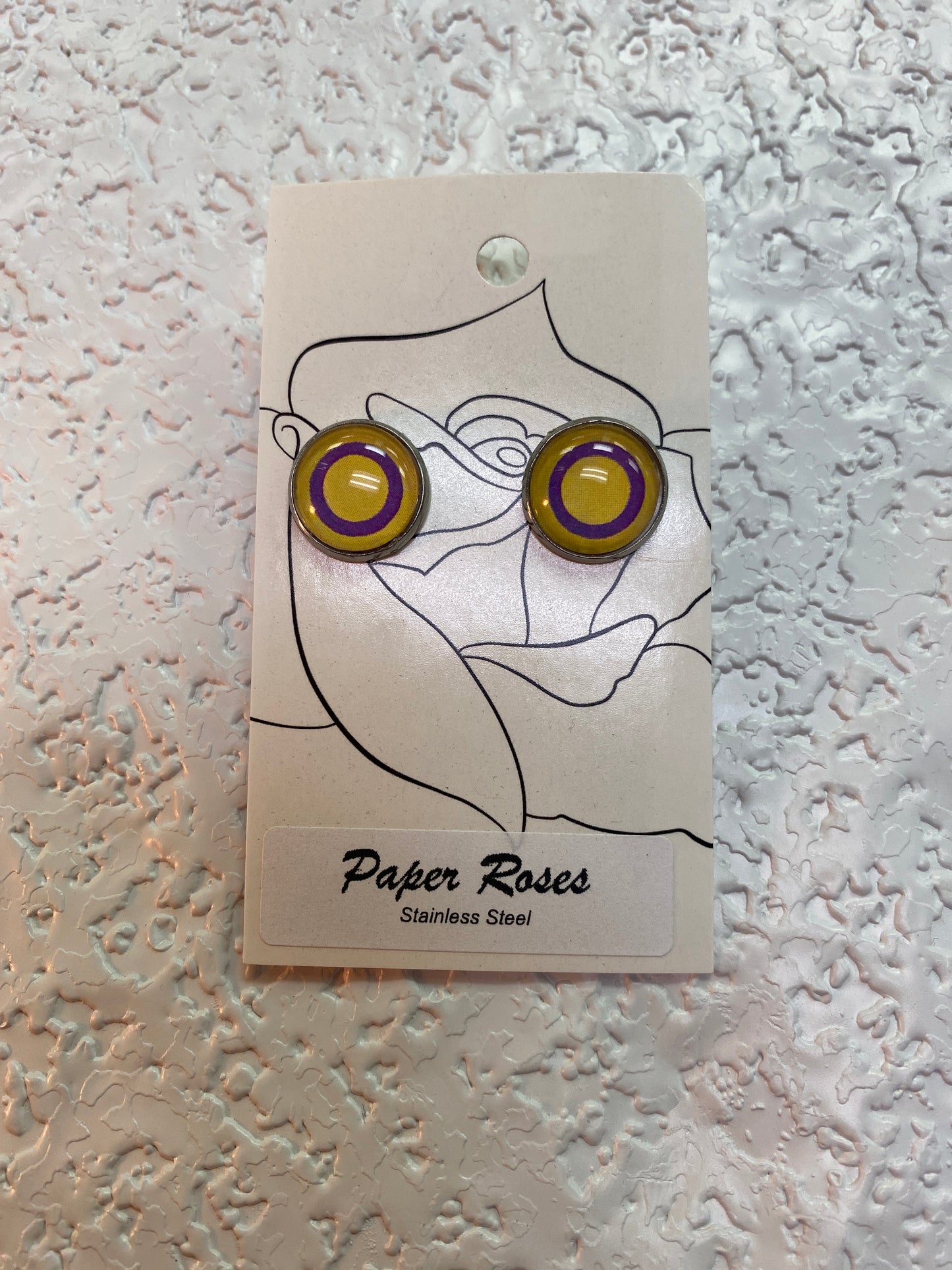 INTERSEX PRIDE EARRINGS