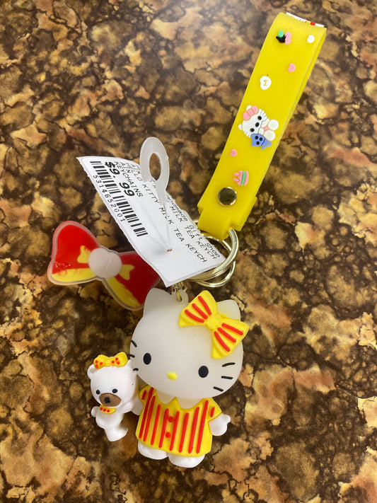 HELLO KITTY YELLOW KEYCHAIN