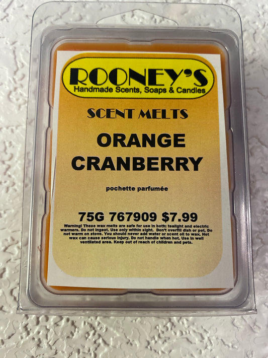 ORANGE CRANBERRY SCENT MELT
