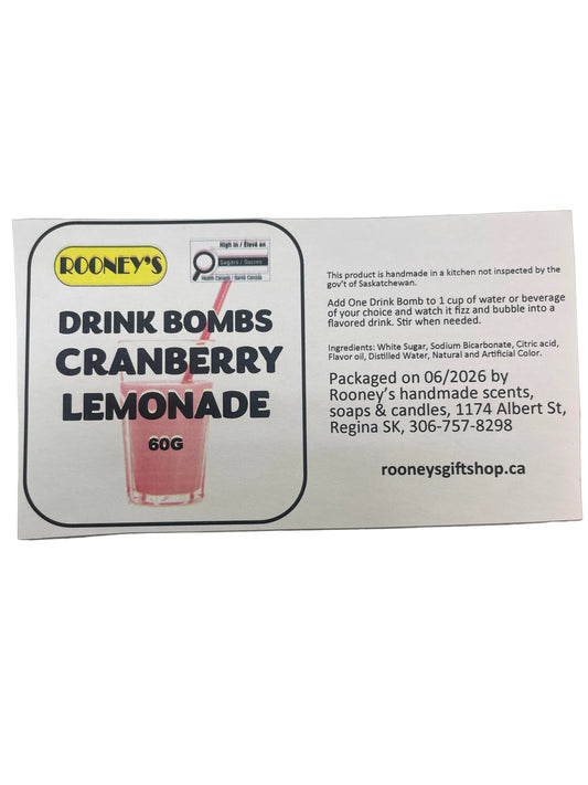 DRINK BOMBS CRANBERRY LEMONADE 2 PACK
